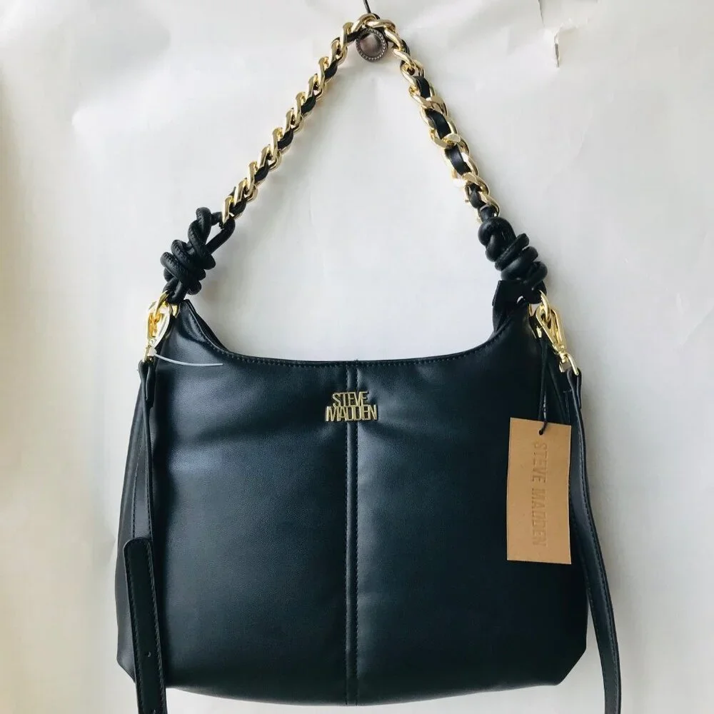 STEVE MADDEN Bcammi Hobo SHOULDER BAG  Balck   13